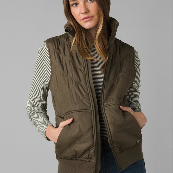 prAna Esla Vest Slate Green - Picture 7 of 7